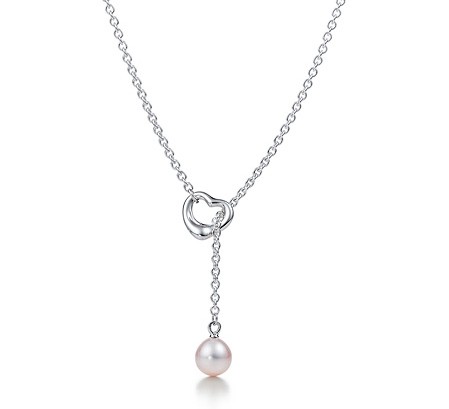 Elsa Peretti Open Heart Lariat Pendant
