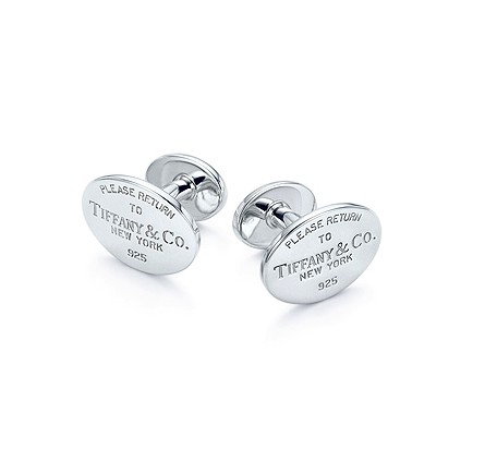 "Return to Tiffany" Oval Cuff Links