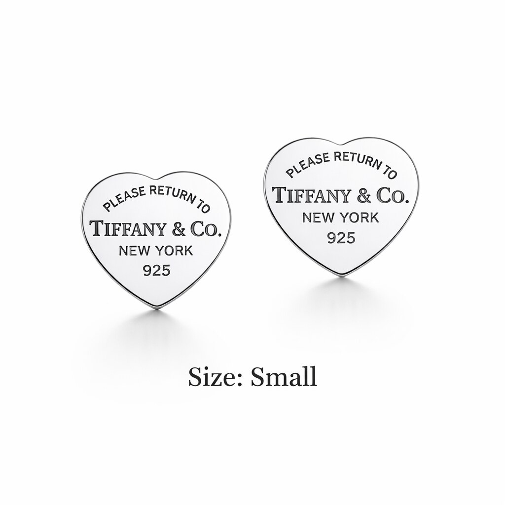 "Return to Tiffany" Heart Tag Earrings