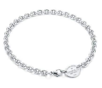 "Return to Tiffany" Oval Tag Necklace