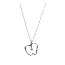 Elsa Peretti Open Apple Pendant on a 16'' chain