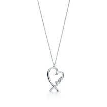 Paloma Picasso "LOVE" Loving Heart Pendant On 18" Chain