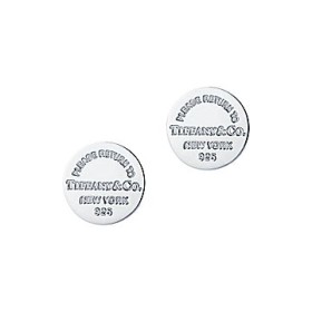  Return to Tiffany™ Circle Stud Earrings in Silver