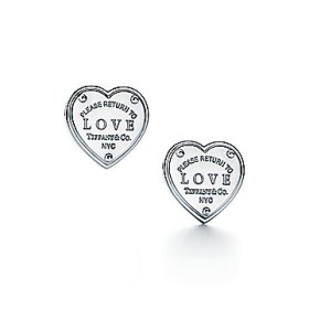 "Return to Tiffany" LOVE Heart Tag Earrings