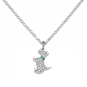 Tiffany & Co. Diamond 18K Mini Scottie Dog Necklace