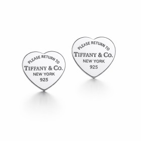 "Return to Tiffany" Heart Tag Earrings