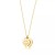 Return to Tiffany™ Mini Double Heart Tag Pendant in Yellow Gold