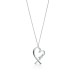 Paloma Picasso "LOVE" Loving Heart Pendant On 18" Chain