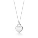 "Return to Tiffany"Heart Tag Pendant in Sterling Silver with a Diamond
