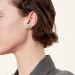 Return to Tiffany Heart Tag Earrings in Silver with Tiffany Blue and a Diamond, Mini