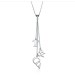 Tiffany T & Co. Letters Lariat Pendant On a 16" Chain